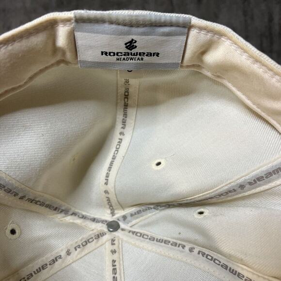 ROCAWEAR ROCA WEAR JAY Z JEANS POLO FITTED BALL CAP HAT Sz 8 Vintage - Picture 5 of 7